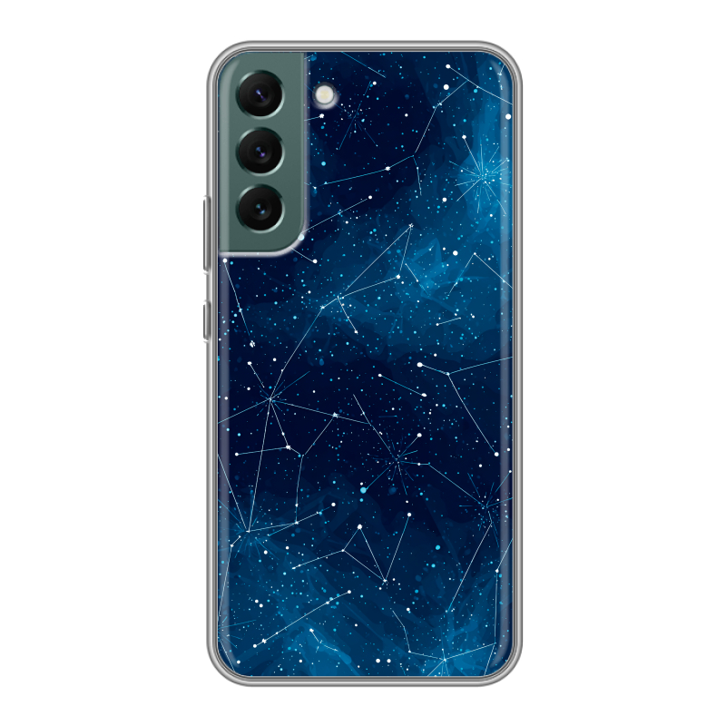 Силиконовый чехол на Samsung Galaxy S22 Plus с принтом Космос звезды Силиконовый чехол на Samsung Galaxy S22 Plus с принтом Космос звезды