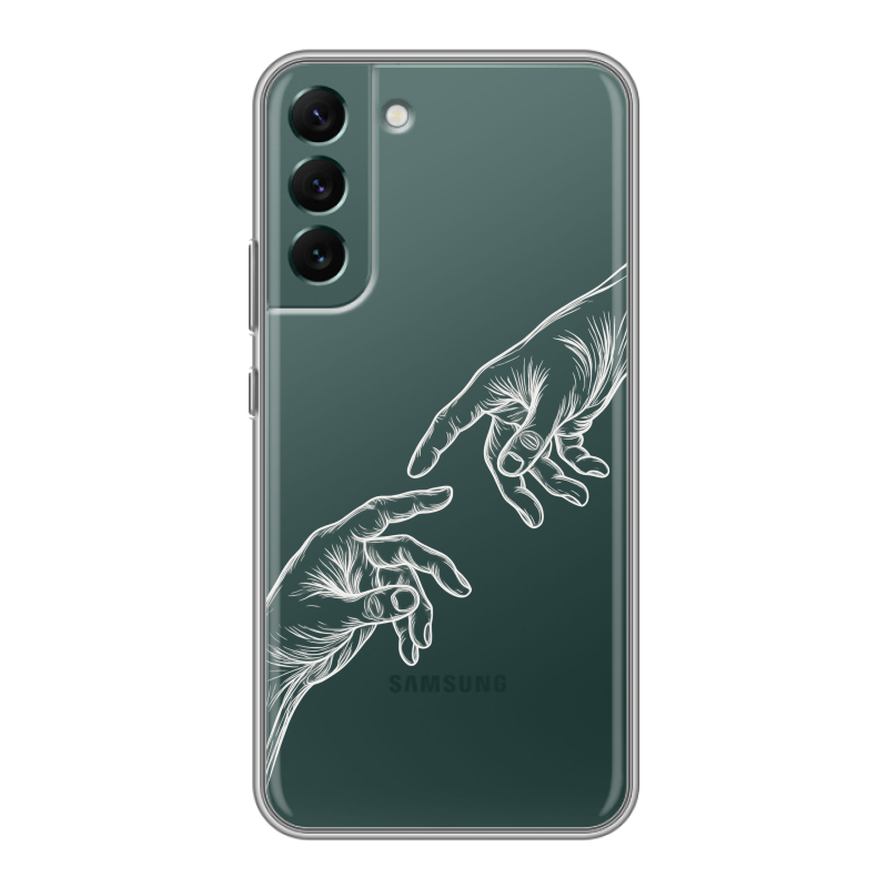 Силиконовый чехол на Samsung Galaxy S22 Plus с принтом Сотворение мира Силиконовый чехол на Samsung Galaxy S22 Plus с принтом Сотворение мира