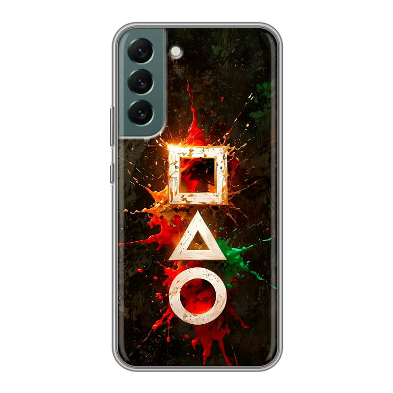Силиконовый чехол на Samsung Galaxy S22 Plus с принтом Squid Game Игра кальмара Силиконовый чехол на Samsung Galaxy S22 Plus с принтом Squid Game Игра кальмара
