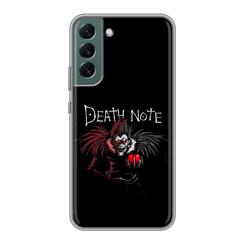 Силиконовый чехол на Samsung Galaxy S22 Plus с принтом Death note Тетрадь смерти Силиконовый чехол на Samsung Galaxy S22 Plus с принтом Death note Тетрадь смерти