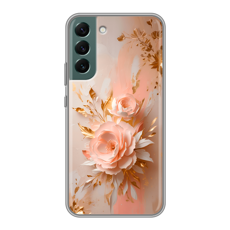 Силиконовый чехол на Samsung Galaxy S22 Plus с принтом женский Силиконовый чехол на Samsung Galaxy S22 Plus с принтом женский