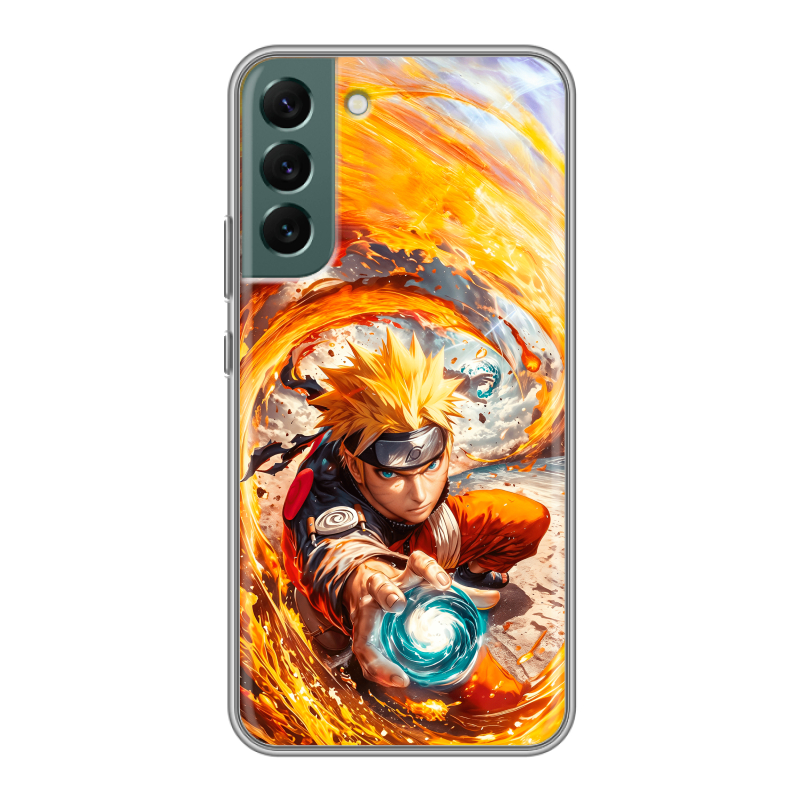 Силиконовый противоударный чехол на Samsung Galaxy S22 Plus с принтом Аниме Наруто Naruto Силиконовый противоударный чехол на Samsung Galaxy S22 Plus с принтом Аниме Наруто Naruto