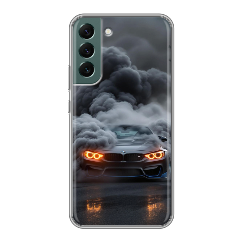 Силиконовый чехол на Samsung Galaxy S22 Plus с принтом BMW БМВ Силиконовый чехол на Samsung Galaxy S22 Plus с принтом BMW БМВ