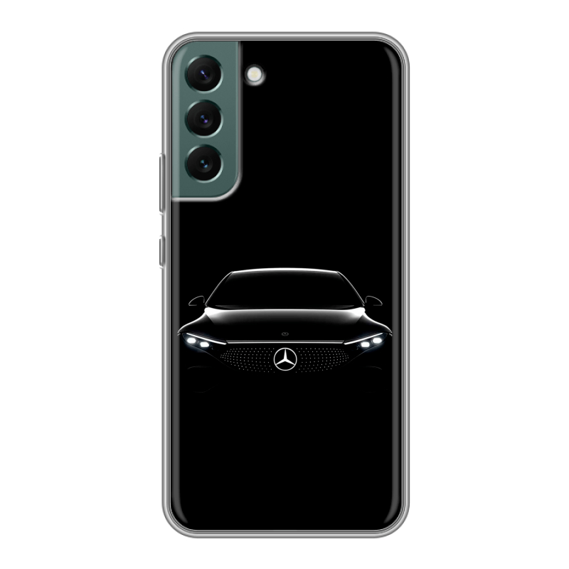 Силиконовый противоударный чехол на Samsung Galaxy S22 Plus с принтом Mercedes Мерседес Силиконовый противоударный чехол на Samsung Galaxy S22 Plus с принтом Mercedes Мерседес