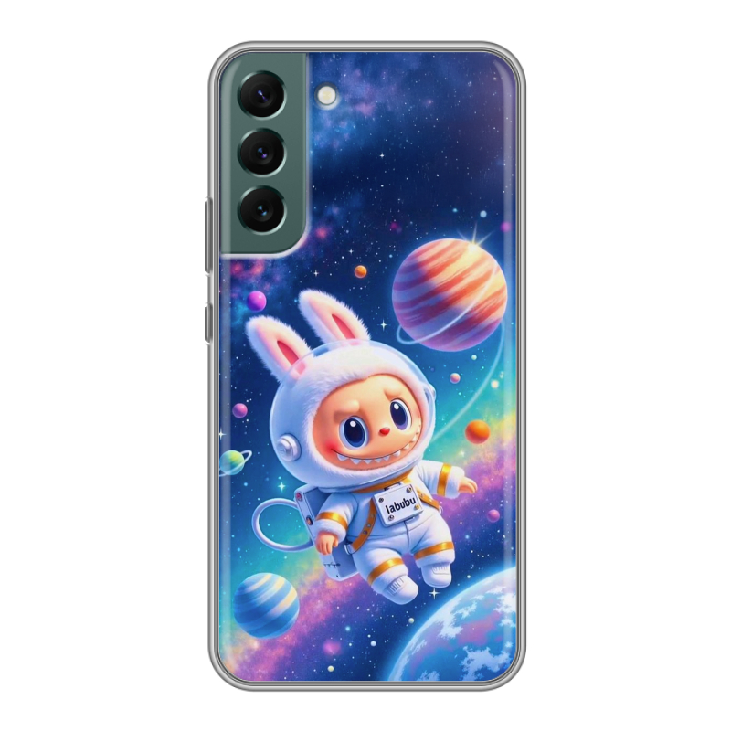 Силиконовый чехол на Samsung Galaxy S22 Plus с принтом Labubu Лабубу Силиконовый чехол на Samsung Galaxy S22 Plus с принтом Labubu Лабубу