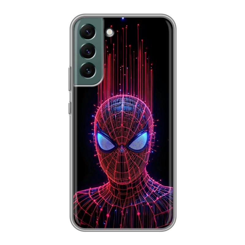 Силиконовый чехол на Samsung Galaxy S22 Plus с принтом Spiderman Человек паук Силиконовый чехол на Samsung Galaxy S22 Plus с принтом Spiderman Человек паук