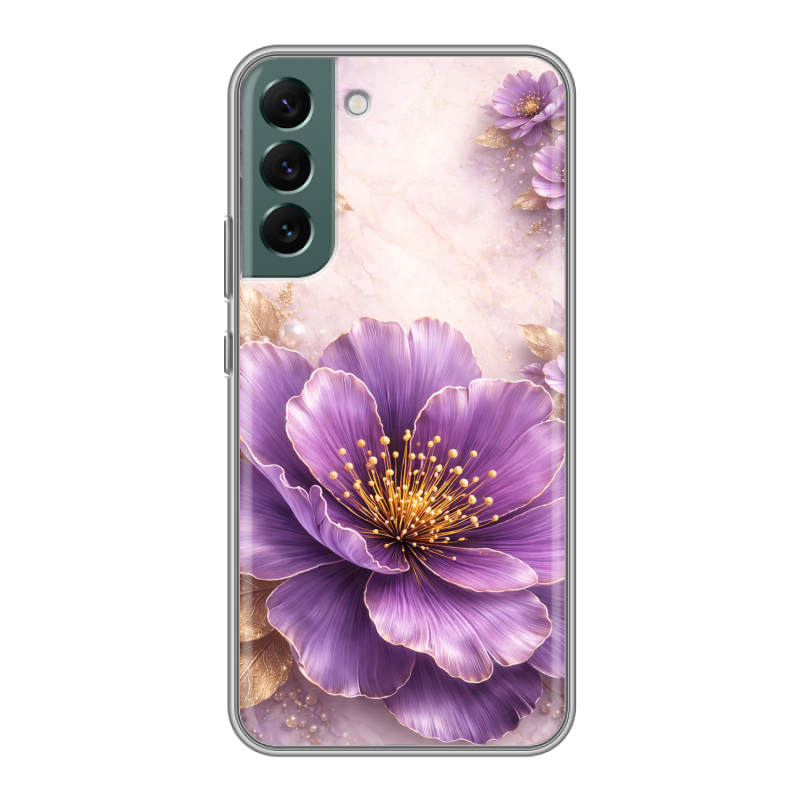 Силиконовый чехол на Samsung Galaxy S22 Plus с принтом женский Силиконовый чехол на Samsung Galaxy S22 Plus с принтом женский