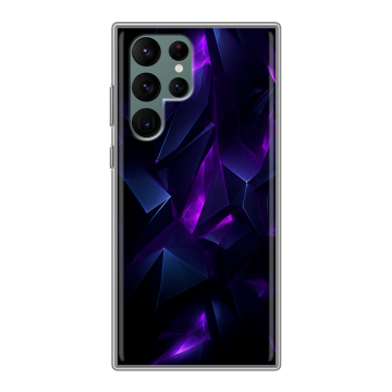 Силиконовый чехол на Samsung Galaxy S22 Ultra с принтом Абстракиция