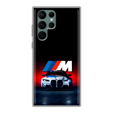 Силиконовый чехол на Samsung Galaxy S22 Ultra с принтом БМВ BMW Силиконовый чехол на Samsung Galaxy S22 Ultra с принтом БМВ BMW