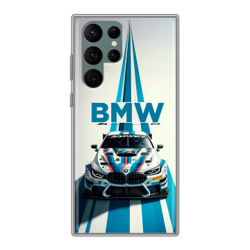 Силиконовый чехол на Samsung Galaxy S22 Ultra с принтом БМВ BMW Силиконовый чехол на Samsung Galaxy S22 Ultra с принтом БМВ BMW