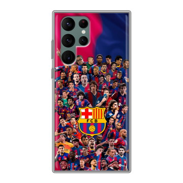 Силиконовый чехол на Samsung Galaxy S22 Ultra с принтом Барселона Barcelona Силиконовый чехол на Samsung Galaxy S22 Ultra с принтом Барселона Barcelona