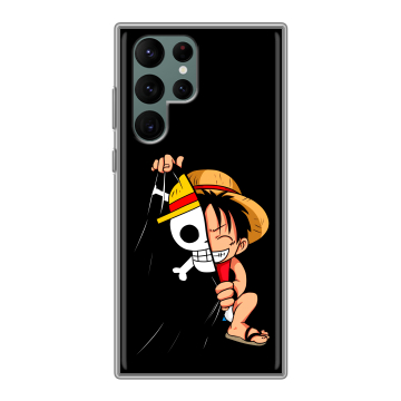 Силиконовый чехол на Samsung Galaxy S22 Ultra с принтом One Piece Ван Пис