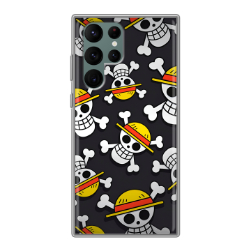 Силиконовый чехол на Samsung Galaxy S22 Ultra с принтом One Piece Ван Пис Силиконовый чехол на Samsung Galaxy S22 Ultra с принтом One Piece Ван Пис