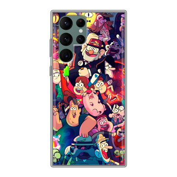 Силиконовый чехол на Samsung Galaxy S22 Ultra с принтом Gravity Falls Гравити Фолз Силиконовый чехол на Samsung Galaxy S22 Ultra с принтом Gravity Falls Гравити Фолз