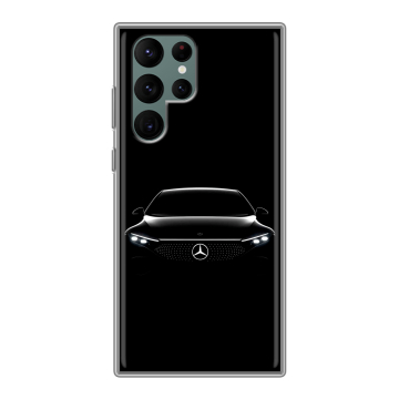 Силиконовый чехол на Samsung Galaxy S22 Ultra с принтом Mercedes Мерседес Силиконовый чехол на Samsung Galaxy S22 Ultra с принтом Mercedes Мерседес