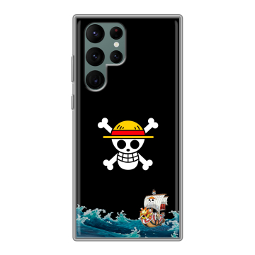 Силиконовый чехол на Samsung Galaxy S22 Ultra с принтом One Piece Ван Пис Силиконовый чехол на Samsung Galaxy S22 Ultra с принтом One Piece Ван Пис
