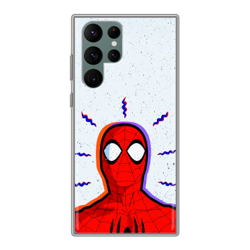 Силиконовый чехол на Samsung Galaxy S22 Ultra с принтом Spiderman Человек паук Силиконовый чехол на Samsung Galaxy S22 Ultra с принтом Spiderman Человек паук