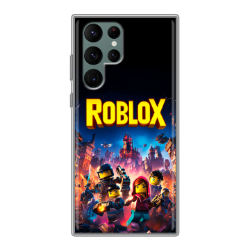 Силиконовый чехол на Samsung Galaxy S22 Ultra с принтом Roblox Роблокс Силиконовый чехол на Samsung Galaxy S22 Ultra с принтом Roblox Роблокс