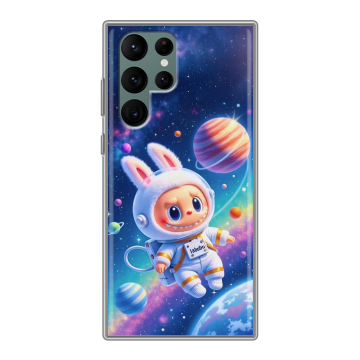 Силиконовый чехол на Samsung Galaxy S22 Ultra с принтом Labubu Лабубу Силиконовый чехол на Samsung Galaxy S22 Ultra с принтом Labubu Лабубу