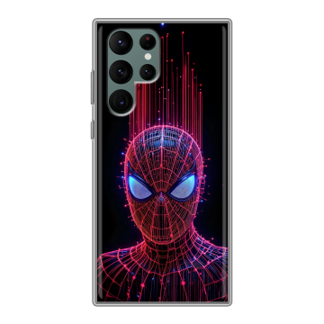 Силиконовый чехол на Samsung Galaxy S22 Ultra с принтом Spiderman Человек паук Силиконовый чехол на Samsung Galaxy S22 Ultra с принтом Spiderman Человек паук