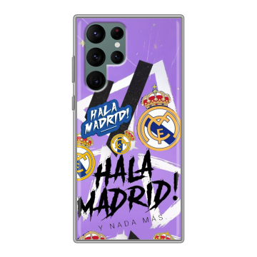 Силиконовый чехол на Samsung Galaxy S22 Ultra с принтом Real Madrid Реал Мадрид Силиконовый чехол на Samsung Galaxy S22 Ultra с принтом Real Madrid Реал Мадрид