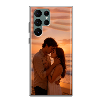 Силиконовый чехол на Samsung Galaxy S22 Ultra с принтом Пользовательский 2 Силиконовый чехол на Samsung Galaxy S22 Ultra с принтом Пользовательский 2