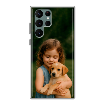 Силиконовый чехол на Samsung Galaxy S22 Ultra с принтом Пользовательский 3 Силиконовый чехол на Samsung Galaxy S22 Ultra с принтом Пользовательский 3