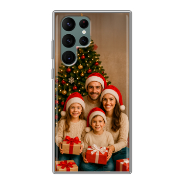 Силиконовый чехол на Samsung Galaxy S22 Ultra с принтом со своим принтом Силиконовый чехол на Samsung Galaxy S22 Ultra с принтом со своим принтом
