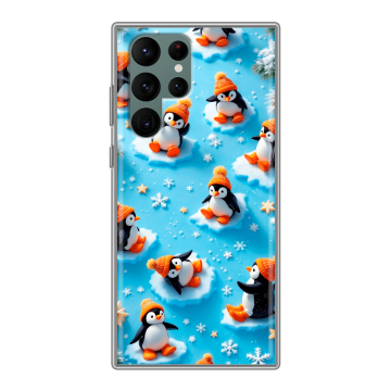 Силиконовый чехол на Samsung Galaxy S22 Ultra с принтом Новый год Силиконовый чехол на Samsung Galaxy S22 Ultra с принтом Новый год