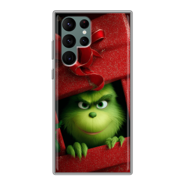 Силиконовый чехол на Samsung Galaxy S22 Ultra с принтом Новый год Силиконовый чехол на Samsung Galaxy S22 Ultra с принтом Новый год