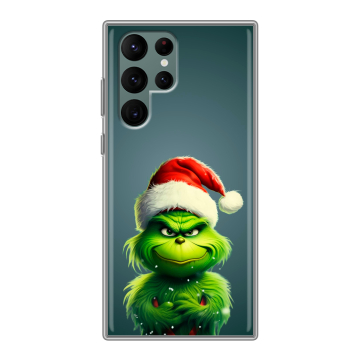 Силиконовый чехол на Samsung Galaxy S22 Ultra с принтом Новый год Силиконовый чехол на Samsung Galaxy S22 Ultra с принтом Новый год