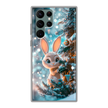 Силиконовый чехол на Samsung Galaxy S22 Ultra с принтом Новый год Силиконовый чехол на Samsung Galaxy S22 Ultra с принтом Новый год