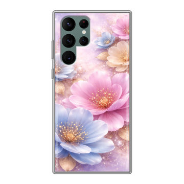 Силиконовый чехол на Samsung Galaxy S22 Ultra с принтом женский Силиконовый чехол на Samsung Galaxy S22 Ultra с принтом женский
