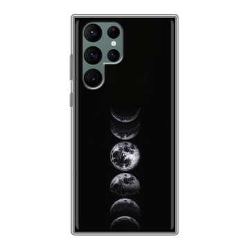 Силиконовый чехол на Samsung Galaxy S22 Ultra с принтом женский