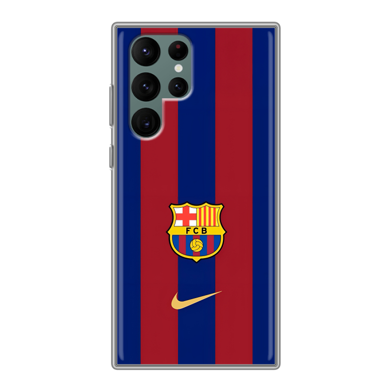 Силиконовый чехол на Samsung Galaxy S22 Ultra с принтом Барселона Barcelona Силиконовый чехол на Samsung Galaxy S22 Ultra с принтом Барселона Barcelona