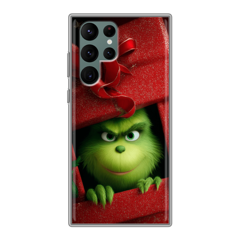 Силиконовый чехол на Samsung Galaxy S22 Ultra с принтом Новый год Силиконовый чехол на Samsung Galaxy S22 Ultra с принтом Новый год