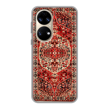 Силиконовый чехол на Huawei P50 Pro с принтом Ковер