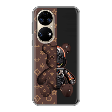 Силиконовый чехол на Huawei P50 Pro с принтом Луи робот