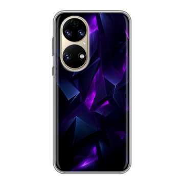 Силиконовый чехол на Huawei P50 Pro с принтом Абстракиция