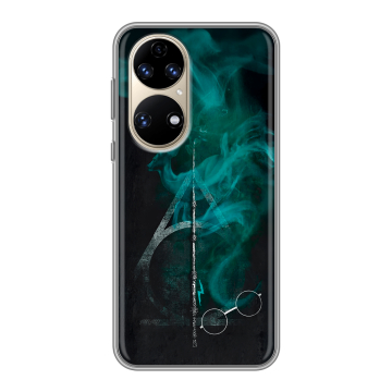 Силиконовый чехол на Huawei P50 Pro с принтом Гарри Поттер Harry Potter