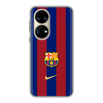 Силиконовый чехол на Huawei P50 Pro с принтом Барселона Barcelona