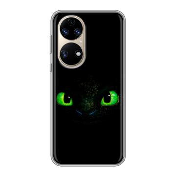 Силиконовый чехол на Huawei P50 Pro с принтом Как приручить дракона