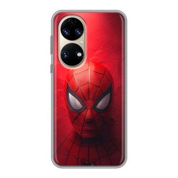 Силиконовый чехол на Huawei P50 Pro с принтом Spiderman Человек паук Силиконовый чехол на Huawei P50 Pro с принтом Spiderman Человек паук