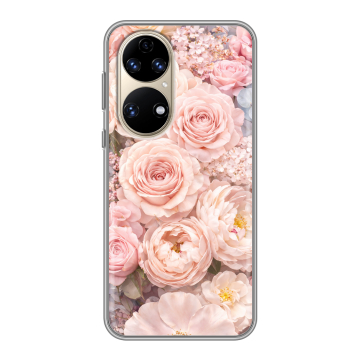 Силиконовый чехол на Huawei P50 Pro с принтом женский Силиконовый чехол на Huawei P50 Pro с принтом женский