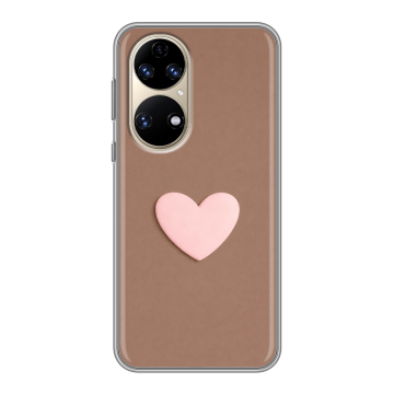 Силиконовый чехол на Huawei P50 Pro с принтом женский