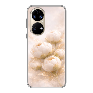 Силиконовый чехол на Huawei P50 Pro с принтом женский Силиконовый чехол на Huawei P50 Pro с принтом женский