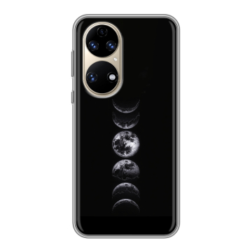 Силиконовый чехол на Huawei P50 Pro с принтом женский