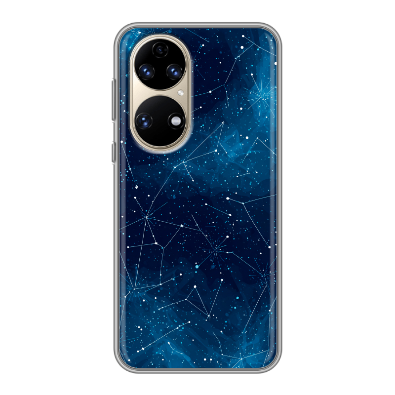 Силиконовый чехол на Huawei P50 Pro с принтом Космос звезды Силиконовый чехол на Huawei P50 Pro с принтом Космос звезды