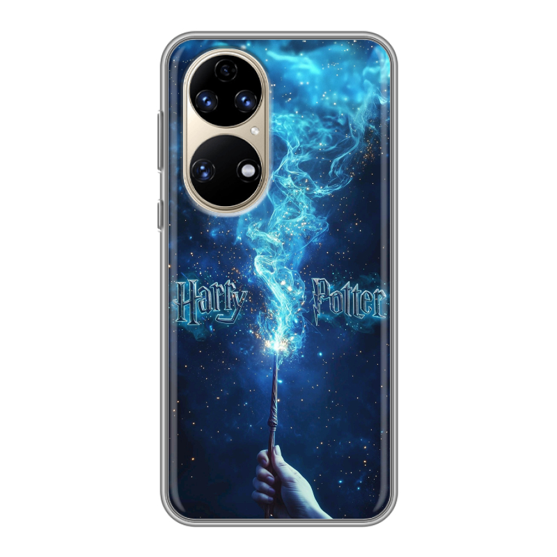 Силиконовый чехол на Huawei P50 Pro с принтом Harry Potter Гарри Поттер Силиконовый чехол на Huawei P50 Pro с принтом Harry Potter Гарри Поттер