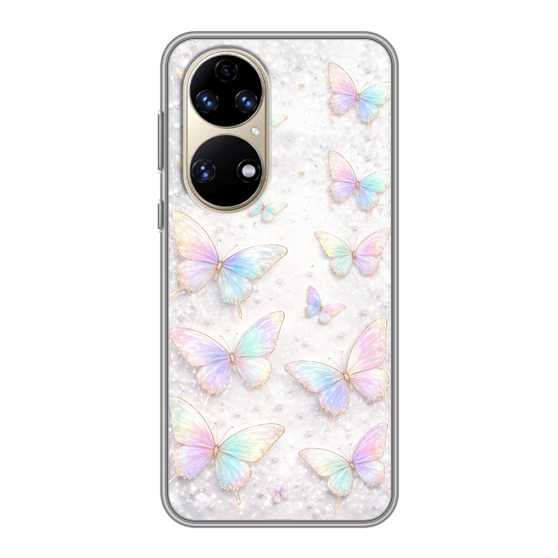 Силиконовый чехол на Huawei P50 Pro с принтом женский Силиконовый чехол на Huawei P50 Pro с принтом женский